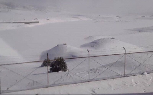 آب ۲ سد خراسان شمالی یخ زد