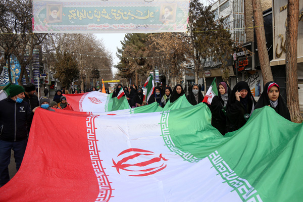 راهپیمایی بیست و دوم بهمن در بجنورد