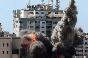 واکنش اتحادیه اروپا به حمله صهیونیست ها به دفتر رسانه های غزه