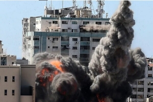 واکنش اتحادیه اروپا به حمله صهیونیست ها به دفتر رسانه های غزه