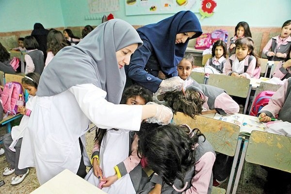 بارانداز شپش در مدارس خراسان شمالی